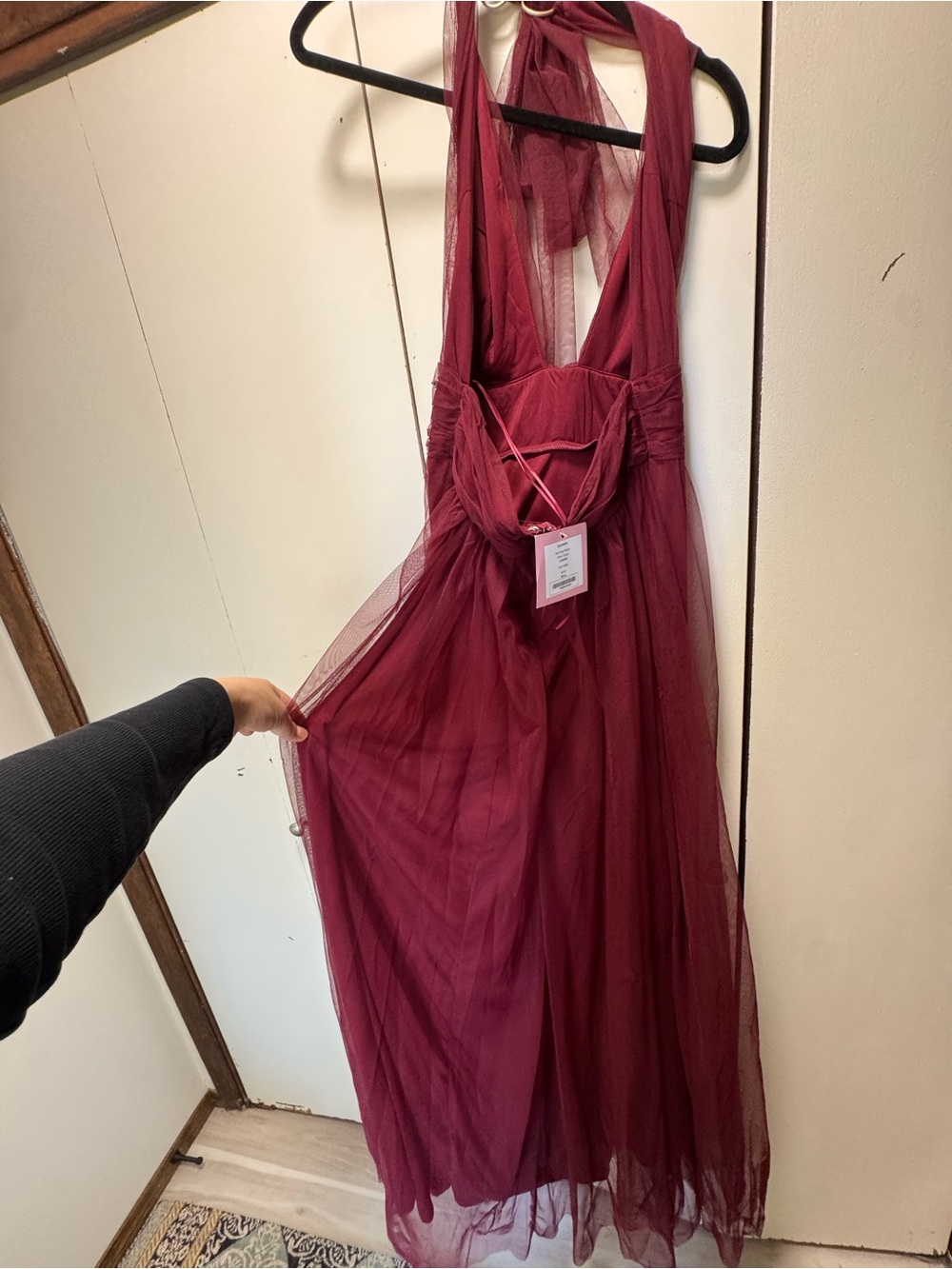 Tulle Halter Dress - Picture 5 of 7